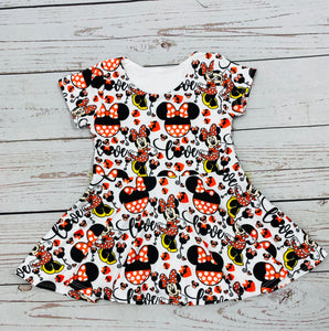 Mickey Mouse Love Peplum