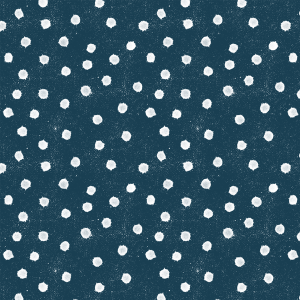 *Dark Blue Polkadots