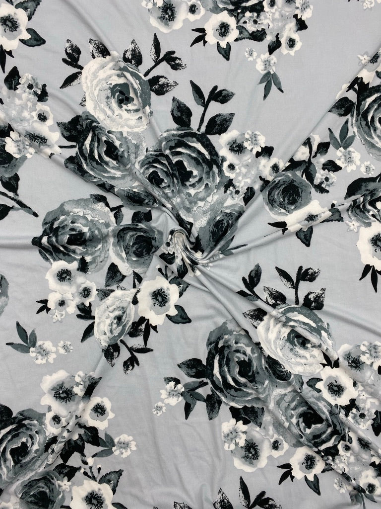 Black and White Floral for Mommy