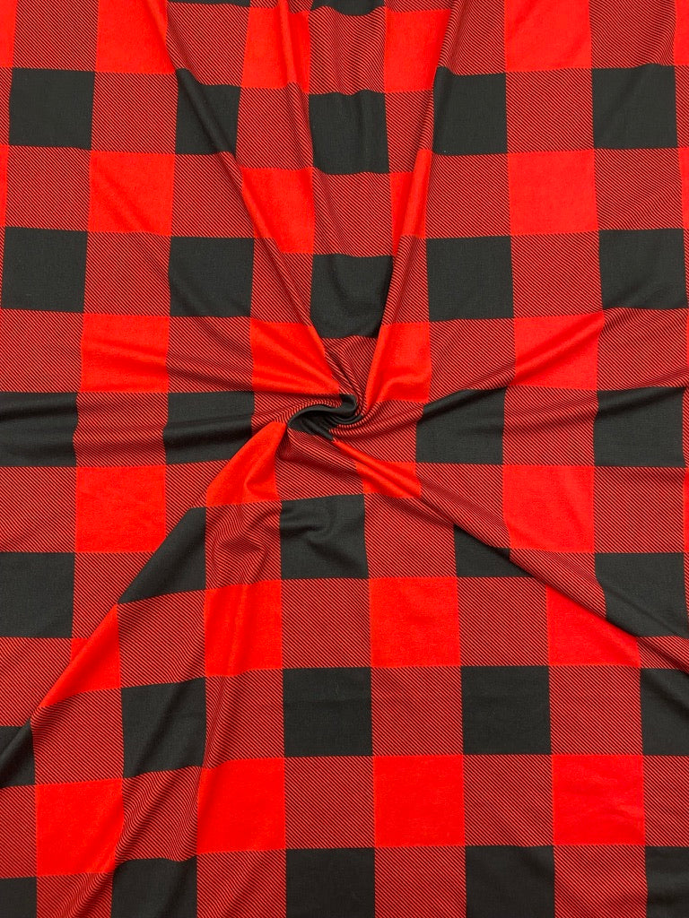 Black and Red Plaid for Mommy