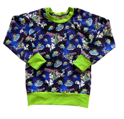 Dark Blue Toy Story Raglan