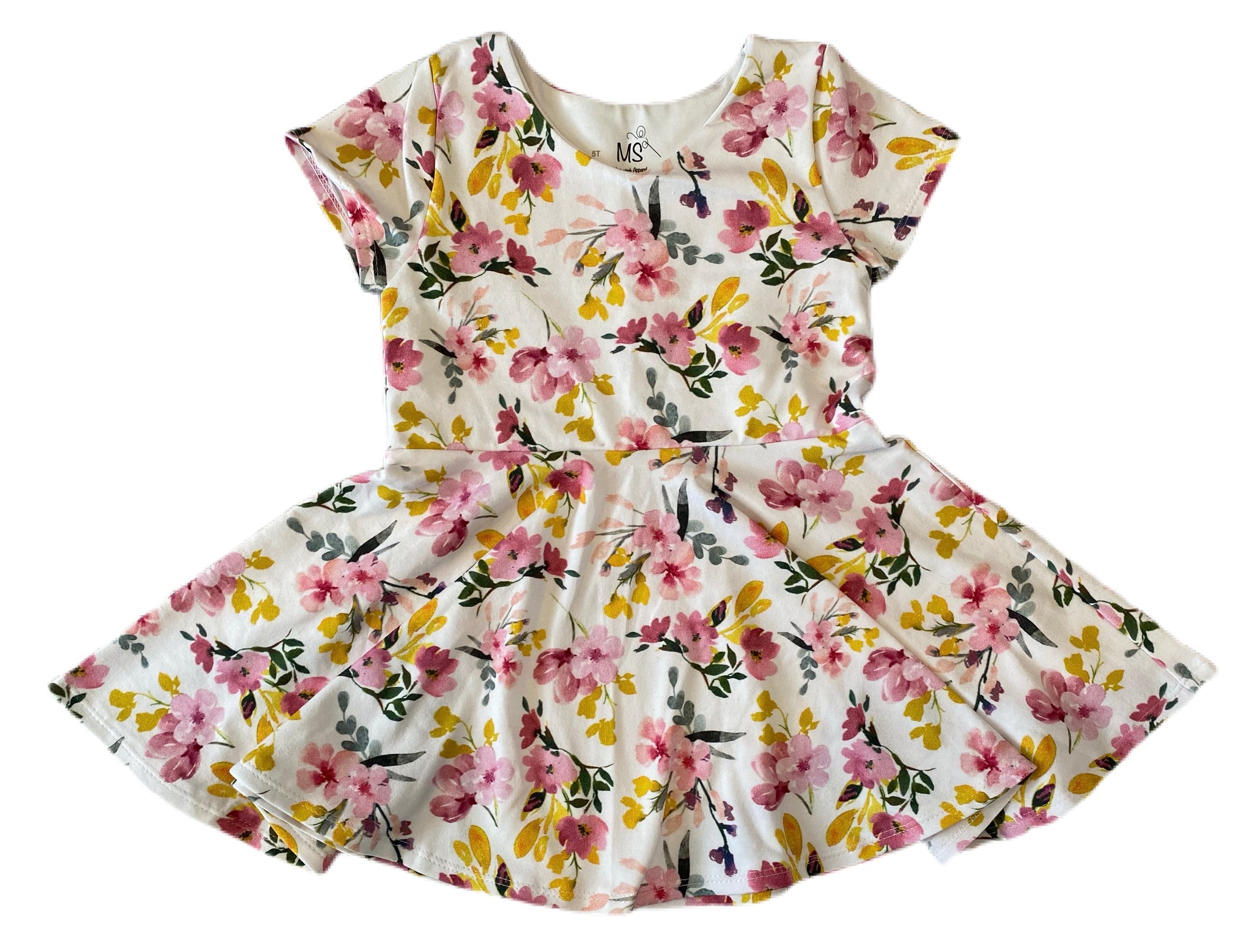 18m, 2T, 3T, 4T, & 5T Floral Peplum