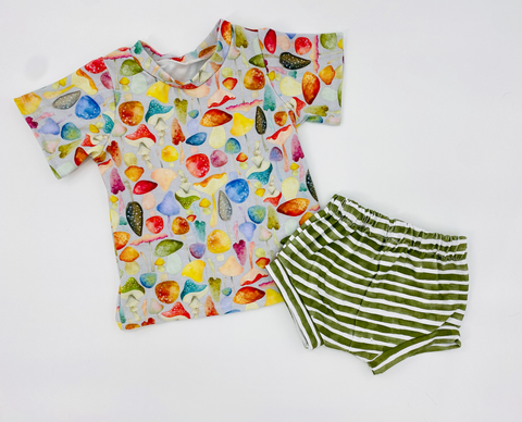 18m & 3T Basic tee and shorties Set