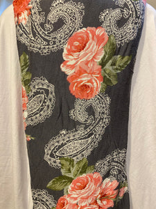 Floral: rayon spandex