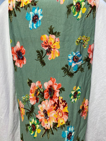 Floral: Rayon Spandex