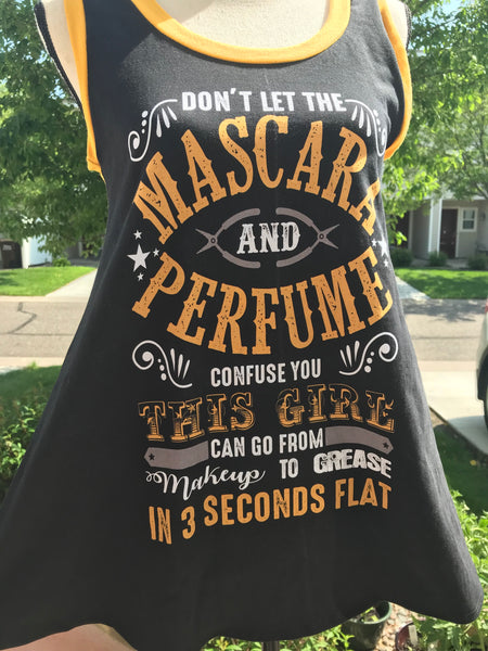 Womens Mascara Flowy Tank